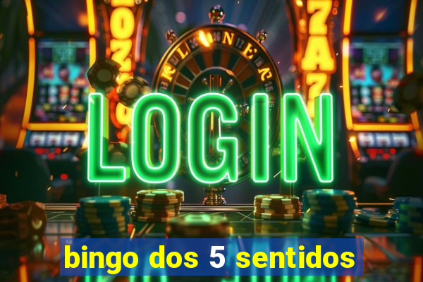 bingo dos 5 sentidos